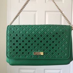 Green Kate Spade crossbody
